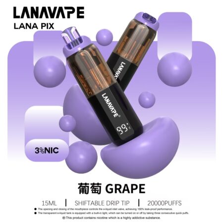 LANA PIX 閃光彈一次性電子煙 20000口|15ML大容量・油芯分離黑科技 LANA PIX 閃光彈一次性電子煙 20000口|15ML大容量・油芯分離黑科技